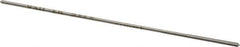 Made in USA - 0.0415" High Speed Steel 4 Flute Chucking Reamer - Straight Flute, 0.039" Straight Shank, 1/2" Flute Length, 2-1/2" OAL - Apex Tool & Supply