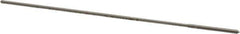 Made in USA - 0.0455" High Speed Steel 4 Flute Chucking Reamer - Straight Flute, 0.039" Straight Shank, 1/2" Flute Length, 2-1/2" OAL - Apex Tool & Supply
