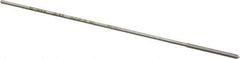 Made in USA - 0.046" High Speed Steel 4 Flute Chucking Reamer - Straight Flute, 0.039" Straight Shank, 1/2" Flute Length, 2-1/2" OAL - Apex Tool & Supply