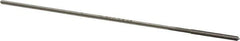 Made in USA - 0.0505" High Speed Steel 4 Flute Chucking Reamer - Straight Flute, 0.0455" Straight Shank, 1/2" Flute Length, 2-1/2" OAL - Apex Tool & Supply