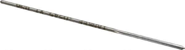 Made in USA - 0.0545" High Speed Steel 4 Flute Chucking Reamer - Straight Flute, 0.051" Straight Shank, 1/2" Flute Length, 2-1/2" OAL - Apex Tool & Supply
