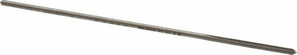 Made in USA - 0.0555" High Speed Steel 4 Flute Chucking Reamer - Straight Flute, 0.051" Straight Shank, 1/2" Flute Length, 2-1/2" OAL - Apex Tool & Supply