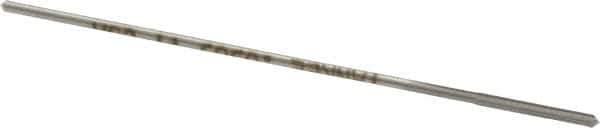 Made in USA - 0.0565" High Speed Steel 4 Flute Chucking Reamer - Straight Flute, 0.051" Straight Shank, 1/2" Flute Length, 2-1/2" OAL - Apex Tool & Supply