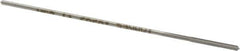 Made in USA - 0.0565" High Speed Steel 4 Flute Chucking Reamer - Straight Flute, 0.051" Straight Shank, 1/2" Flute Length, 2-1/2" OAL - Apex Tool & Supply
