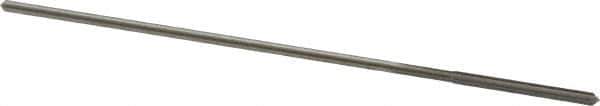 Made in USA - 0.0575" High Speed Steel 4 Flute Chucking Reamer - Straight Flute, 0.051" Straight Shank, 1/2" Flute Length, 2-1/2" OAL - Apex Tool & Supply