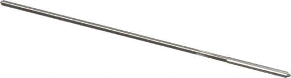 Made in USA - 0.0585" High Speed Steel 4 Flute Chucking Reamer - Straight Flute, 0.051" Straight Shank, 1/2" Flute Length, 2-1/2" OAL - Apex Tool & Supply