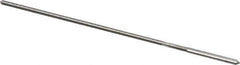 Made in USA - 0.0585" High Speed Steel 4 Flute Chucking Reamer - Straight Flute, 0.051" Straight Shank, 1/2" Flute Length, 2-1/2" OAL - Apex Tool & Supply