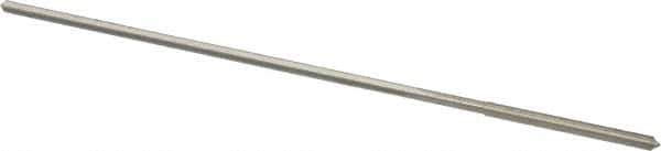 Made in USA - 0.0655" High Speed Steel 4 Flute Chucking Reamer - Straight Flute, 0.0585" Straight Shank, 1/2" Flute Length, 2-1/2" OAL - Apex Tool & Supply