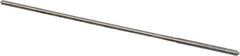 Made in USA - 0.0665" High Speed Steel 4 Flute Chucking Reamer - Straight Flute, 0.0585" Straight Shank, 1/2" Flute Length, 3" OAL - Apex Tool & Supply