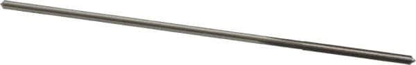 Made in USA - 0.0695" High Speed Steel 4 Flute Chucking Reamer - Straight Flute, 0.066" Straight Shank, 3/4" Flute Length, 3" OAL - Apex Tool & Supply