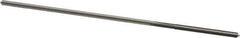 Made in USA - 0.0695" High Speed Steel 4 Flute Chucking Reamer - Straight Flute, 0.066" Straight Shank, 3/4" Flute Length, 3" OAL - Apex Tool & Supply