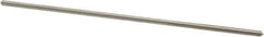 Made in USA - 0.0705" High Speed Steel 4 Flute Chucking Reamer - Straight Flute, 0.066" Straight Shank, 3/4" Flute Length, 3" OAL - Apex Tool & Supply