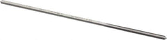 Made in USA - 0.0755" High Speed Steel 4 Flute Chucking Reamer - Straight Flute, 0.066" Straight Shank, 3/4" Flute Length, 3" OAL - Apex Tool & Supply