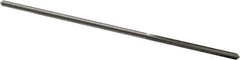 Made in USA - 0.0825" High Speed Steel 4 Flute Chucking Reamer - Straight Flute, 0.0771" Straight Shank, 3/4" Flute Length, 3" OAL - Apex Tool & Supply