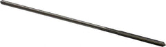 Made in USA - 0.0885" High Speed Steel 4 Flute Chucking Reamer - Straight Flute, 0.081" Straight Shank, 3/4" Flute Length, 3" OAL - Apex Tool & Supply