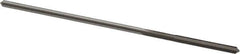 Made in USA - 0.0915" High Speed Steel 4 Flute Chucking Reamer - Straight Flute, 0.081" Straight Shank, 3/4" Flute Length, 3" OAL - Apex Tool & Supply