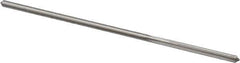 Made in USA - 0.092" High Speed Steel 4 Flute Chucking Reamer - Straight Flute, 0.081" Straight Shank, 3/4" Flute Length, 3" OAL - Apex Tool & Supply
