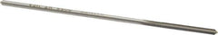 Made in USA - 0.0955" High Speed Steel 4 Flute Chucking Reamer - Straight Flute, 0.088" Straight Shank, 3/4" Flute Length, 3" OAL - Apex Tool & Supply