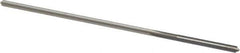 Made in USA - 0.0985" High Speed Steel 4 Flute Chucking Reamer - Straight Flute, 0.0928" Straight Shank, 7/8" Flute Length, 3-1/2" OAL - Apex Tool & Supply