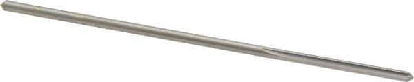 Made in USA - 0.1" High Speed Steel 4 Flute Chucking Reamer - Straight Flute, 0.0928" Straight Shank, 7/8" Flute Length, 3-1/2" OAL - Apex Tool & Supply