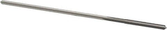 Made in USA - 0.1035" High Speed Steel 4 Flute Chucking Reamer - Straight Flute, 0.095" Straight Shank, 7/8" Flute Length, 3-1/2" OAL - Apex Tool & Supply