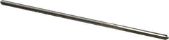 Made in USA - 0.1055" High Speed Steel 4 Flute Chucking Reamer - Straight Flute, 0.095" Straight Shank, 7/8" Flute Length, 3-1/2" OAL - Apex Tool & Supply