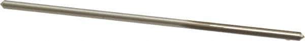Made in USA - 0.106" High Speed Steel 4 Flute Chucking Reamer - Straight Flute, 0.095" Straight Shank, 7/8" Flute Length, 3-1/2" OAL - Apex Tool & Supply