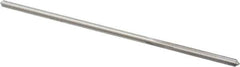 Made in USA - 0.1075" High Speed Steel 4 Flute Chucking Reamer - Straight Flute, 0.103" Straight Shank, 7/8" Flute Length, 3-1/2" OAL - Apex Tool & Supply