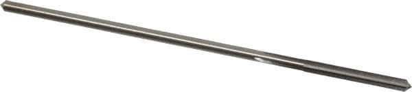 Made in USA - 0.108" High Speed Steel 4 Flute Chucking Reamer - Straight Flute, 0.103" Straight Shank, 7/8" Flute Length, 3-1/2" OAL - Apex Tool & Supply