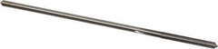 Made in USA - 0.108" High Speed Steel 4 Flute Chucking Reamer - Straight Flute, 0.103" Straight Shank, 7/8" Flute Length, 3-1/2" OAL - Apex Tool & Supply