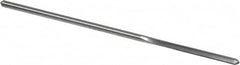 Made in USA - 0.1095" High Speed Steel 4 Flute Chucking Reamer - Apex Tool & Supply