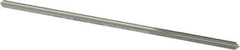 Made in USA - 0.1175" High Speed Steel 4 Flute Chucking Reamer - Straight Flute, 0.112" Straight Shank, 7/8" Flute Length, 3-1/2" OAL - Apex Tool & Supply