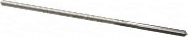 Made in USA - 0.1195" High Speed Steel 4 Flute Chucking Reamer - Apex Tool & Supply