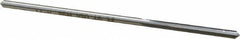 Made in USA - 0.122" High Speed Steel 4 Flute Chucking Reamer - Straight Flute, 0.112" Straight Shank, 7/8" Flute Length, 3-1/2" OAL - Apex Tool & Supply