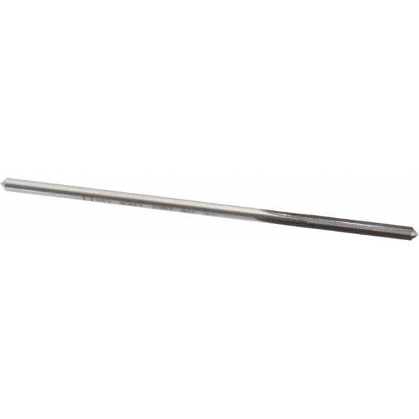 Made in USA - 0.1225" High Speed Steel 4 Flute Chucking Reamer - Apex Tool & Supply