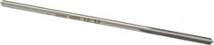 Made in USA - 0.129" High Speed Steel 4 Flute Chucking Reamer - Apex Tool & Supply