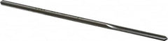 Made in USA - 0.131" High Speed Steel 4 Flute Chucking Reamer - Apex Tool & Supply