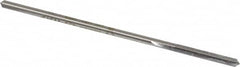 Made in USA - 0.1315" High Speed Steel 4 Flute Chucking Reamer - Apex Tool & Supply