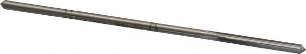 Made in USA - 0.132" High Speed Steel 4 Flute Chucking Reamer - Straight Flute, 0.119" Straight Shank, 7/8" Flute Length, 3-1/2" OAL - Apex Tool & Supply