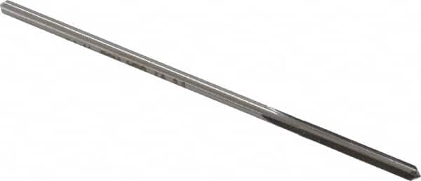 Made in USA - 0.1325" High Speed Steel 4 Flute Chucking Reamer - Apex Tool & Supply