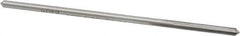 Made in USA - 0.1375" High Speed Steel 4 Flute Chucking Reamer - Straight Flute, 0.1275" Straight Shank, 1" Flute Length, 4" OAL - Apex Tool & Supply