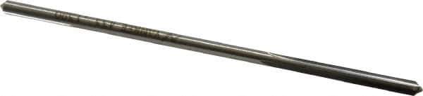 Made in USA - 0.139" High Speed Steel 4 Flute Chucking Reamer - Straight Flute, 0.135" Straight Shank, 1" Flute Length, 4" OAL - Apex Tool & Supply