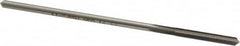 Made in USA - 0.1435" High Speed Steel 4 Flute Chucking Reamer - Apex Tool & Supply