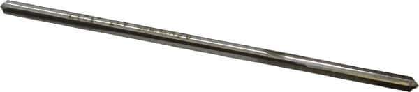 Made in USA - 0.1515" High Speed Steel 4 Flute Chucking Reamer - Straight Flute, 0.143" Straight Shank, 1" Flute Length, 4" OAL - Apex Tool & Supply