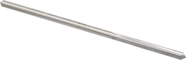 Made in USA - 0.153" High Speed Steel 4 Flute Chucking Reamer - Straight Flute, 0.146" Straight Shank, 1" Flute Length, 4" OAL - Apex Tool & Supply