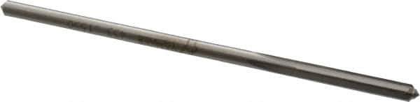 Made in USA - 0.155" High Speed Steel 4 Flute Chucking Reamer - Straight Flute, 0.146" Straight Shank, 1" Flute Length, 4" OAL - Apex Tool & Supply