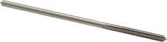 Made in USA - 5/32" High Speed Steel 4 Flute Chucking Reamer - Straight Flute, 0.151" Straight Shank, 1" Flute Length, 4" OAL - Apex Tool & Supply