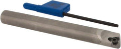 Iscar - MGSI, Left Hand Cut, 8mm Shank Width, Neutral Rake Indexable Turning Toolholder - 72mm OAL, IR; WB.T 52.. Insert Compatibility, Series Isoturn - Apex Tool & Supply