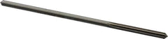 Made in USA - 0.1655" High Speed Steel 6 Flute Chucking Reamer - Straight Flute, 0.153" Straight Shank, 1-1/8" Flute Length, 4-1/2" OAL - Apex Tool & Supply