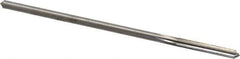 Made in USA - 0.1685" High Speed Steel 6 Flute Chucking Reamer - Straight Flute, 0.1595" Straight Shank, 1-1/8" Flute Length, 4-1/2" OAL - Apex Tool & Supply